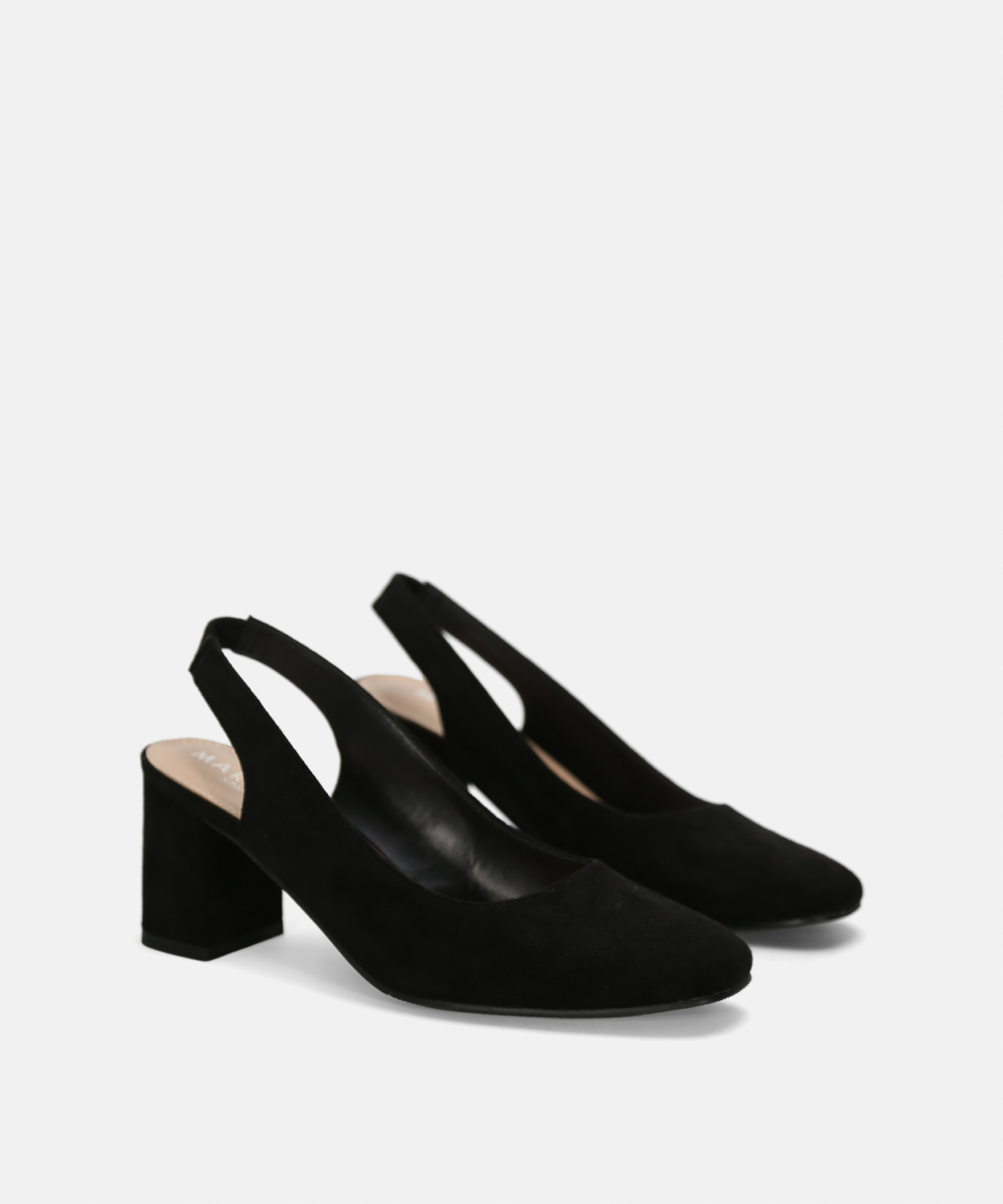 Zapato tac&oacute;n destalonado ante image number null